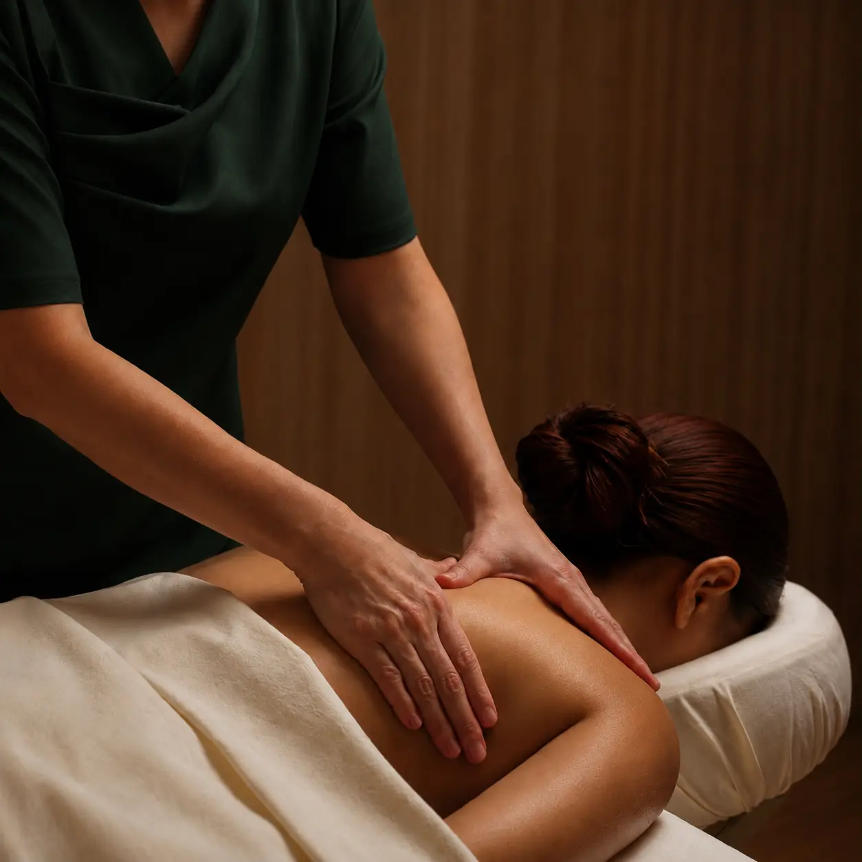 Private treatment room at Hand & Stone Spa
