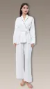 B WHITE COTTON ROBE