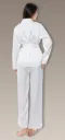 E Off-WHITE SILK ROBE